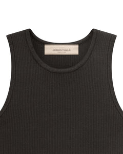 Essentials Fear of God Sports Tank Sleeveless in Off Black - Bisy Clothing