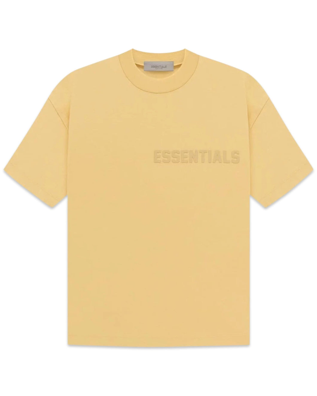 Essentials Fear of God T-Shirt in Light Tuscan (2023) - Bisy Clothing