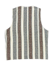 Load image into Gallery viewer, Ethics Vintage Patterned Linen Vest ⏐ Size M - Bisy Clothing