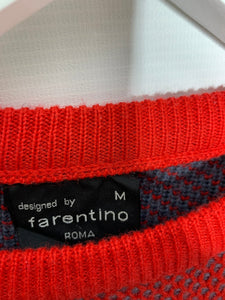 Farentino Pure New Wool Patter Crew Jumper - Bisy Clothing