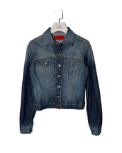 Load image into Gallery viewer, FCUK Size 8 French Connection Denim Button Jacket Womens JUN3821 - Bisy Clothing