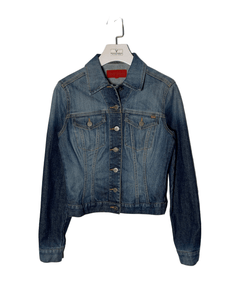FCUK Size 8 French Connection Denim Button Jacket Womens JUN3821 - Bisy Clothing