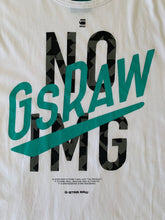 Load image into Gallery viewer, G - STAR Size XL Slim Tall Front Graphic T-Shirt White Mens JAN2421 - Bisy Clothing