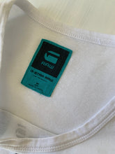 Load image into Gallery viewer, G - STAR Size XL Slim Tall Front Graphic T-Shirt White Mens JAN2421 - Bisy Clothing