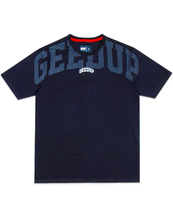 Geedup Core Logo 3.0 Short Sleeve T-Shirt in Navy Blue (2020) - Bisy Clothing