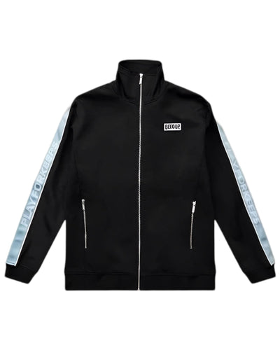 Geedup Core PFK Tracksuit Black/Blue Jacket and Trackpants Fullset (2022) - Bisy Clothing