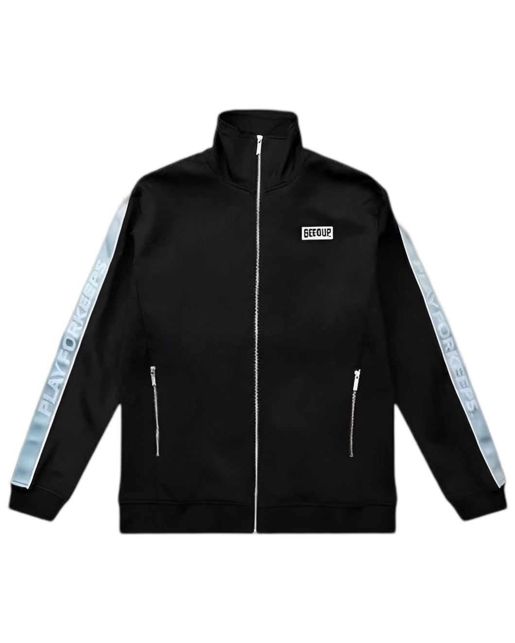 Geedup Core PFK Tracksuit Black/Blue Jacket and Trackpants Fullset (2022) - Bisy Clothing