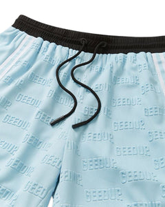Geedup Emboss Mesh Shorts Cool Blue (2024) - Bisy Clothing