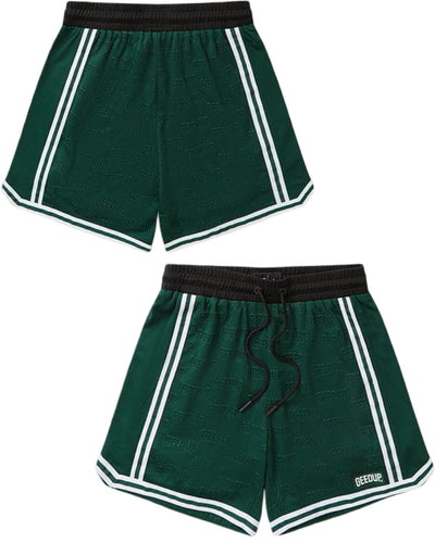 Geedup Emboss Mesh Shorts Forest Green (2024) - Bisy Clothing