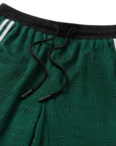 Geedup Emboss Mesh Shorts Forest Green (2024) - Bisy Clothing