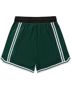 Geedup Emboss Mesh Shorts Forest Green (2024) - Bisy Clothing