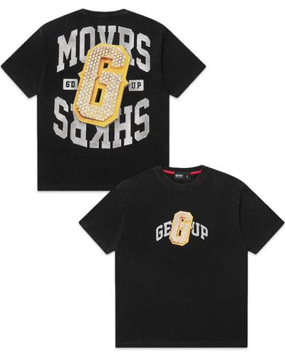 Geedup G Pendant T-Shirt Washed Black / Gold (2025) - Bisy Clothing