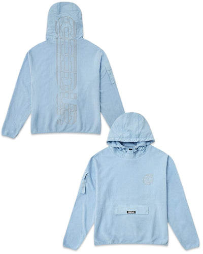 Geedup G Sportsman Fleece Hoodie in Pastel Blue (2023) - Bisy Clothing