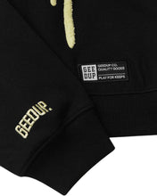 Load image into Gallery viewer, Geedup Handstyle Cropped Hoodie Black / Sorbet (2025) - Bisy Clothing