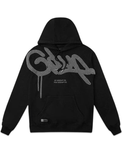 Geedup Handstyle Hoodie Black / Grey (2024) - Bisy Clothing