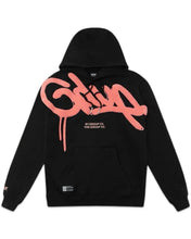 Load image into Gallery viewer, Geedup Handstyle Hoodie Black / Peach (2024) - Bisy Clothing