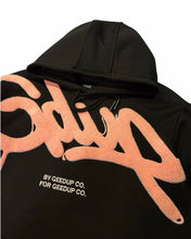Load image into Gallery viewer, Geedup Handstyle Hoodie in Black / Pink (2022) - Bisy Clothing