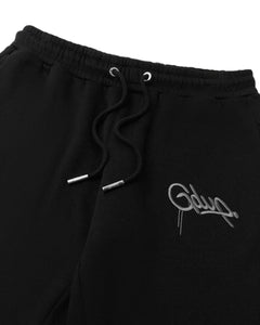 Geedup Handstyle Logo Trackpants in Black/Grey - Bisy Clothing
