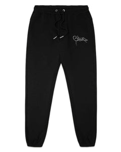 Geedup Handstyle Logo Trackpants in Black/Grey - Bisy Clothing