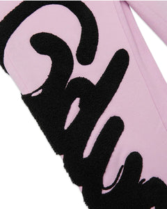 Geedup Handstyle Logo Trackpants Lavender / Black (2025) - Bisy Clothing