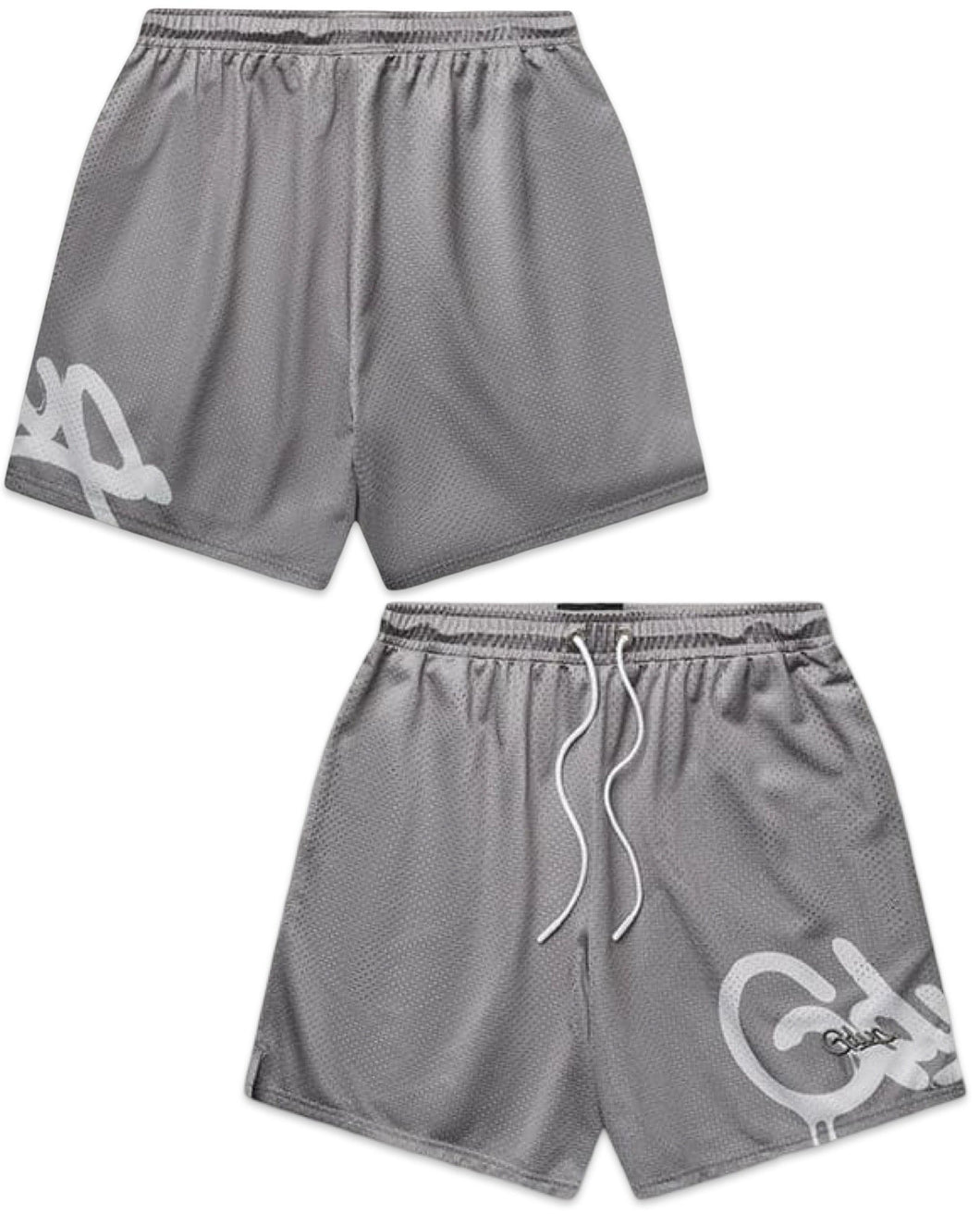 Geedup Handstyle Mesh Shorts Grey (2025) - Bisy Clothing