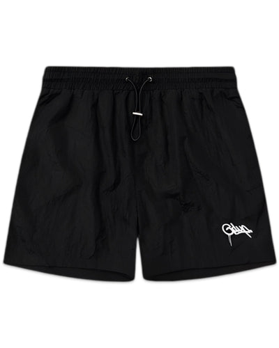 Geedup Handstyle Swim Shorts Black - Bisy Clothing