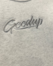 Load image into Gallery viewer, Geedup OS Script Crewneck in Grey Marle (2021) - Bisy Clothing