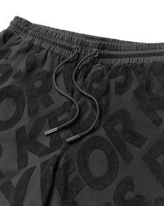 Geedup PFK Jacquard Shorts Charcoal (2025) - Bisy Clothing