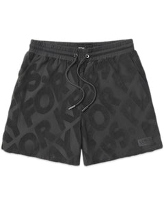 Geedup PFK Jacquard Shorts Charcoal (2025) - Bisy Clothing