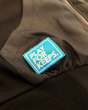 Load image into Gallery viewer, Geedup PFK Play For Keeps Nylon Fleece Hoodie in Black - Bisy Clothing