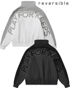 Geedup PFK Reversible Jacket in Black / White / Grey (2025) - Bisy Clothing