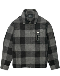 Geedup Play for Keeps PFK Flannel Jacket Black/Grey (2024) - Bisy Clothing