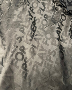 Geedup Play for Keeps PFK Flannel Jacket Black/Grey (2024) - Bisy Clothing