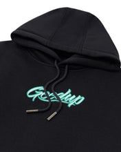 Load image into Gallery viewer, Geedup Script Hoodie Navy / Teal (2025) - Bisy Clothing