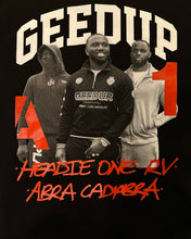 Load image into Gallery viewer, Geedup Spotify Selects Headie One, RV, Abra Cadabra Hoodie Black Unreleased - Bisy Clothing