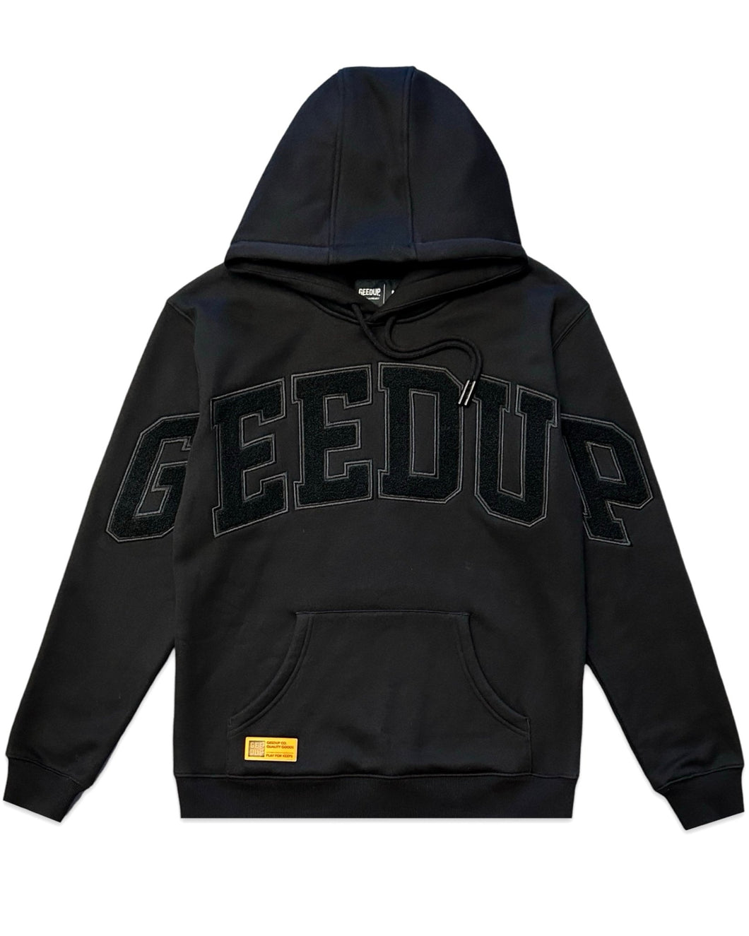 Geedup Team Logo Hoodie in Black' ('Blackout Collection) (2023) - Bisy Clothing