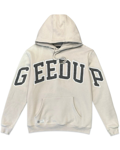Geedup Team Logo Hoodie in Grey Monochrome (2024) - Bisy Clothing