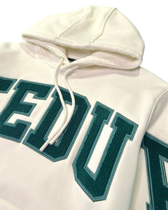 Geedup Team Logo Hoodie White / Green (2023) - Bisy Clothing