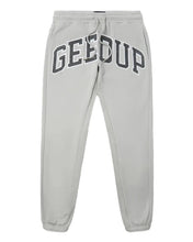 將圖片載入圖庫檢視器 Geedup Team Logo Trackpants in Grey Monochrome (2024) - Bisy Clothing