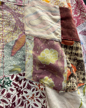 Load image into Gallery viewer, Handmade Patchwork T-Shirt Vintage Cloth Short Sleeve Shirt - Bisy Clothing