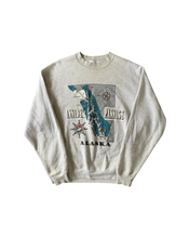 將圖片載入圖庫檢視器 HANES Size 2XL Vintage Alaska Crew Jumpers in Black JUL1821 - Bisy Clothing