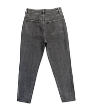 將圖片載入圖庫檢視器 High Waisted Tapered Charcoal Denim Jeans ⏐ Size 10 - Bisy Clothing