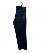 將圖片載入圖庫檢視器 High Wasited Wide Leg Dark Blue Denim Jeans&lt;br/&gt;Vintage - Bisy Clothing