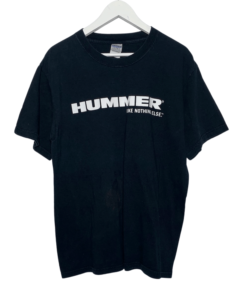 HUMMER Size L Genuine 'Like Nothing Else' T-Shirt in Black Men's APR3821 - Bisy Clothing