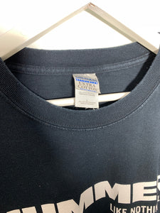 HUMMER Size L Genuine 'Like Nothing Else' T-Shirt in Black Men's APR3821 - Bisy Clothing