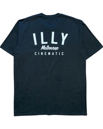 ILLY Size 2XL Illy Cinematic Album Melbourne T-Shirt in Black Men's MAR5021 - Bisy Clothing