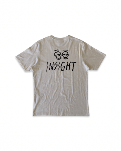 INSIGHT Size L Off White Eye Logo T-Shirt Mens JAN2221 - Bisy Clothing