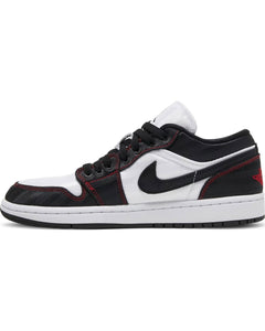Jordan Air Jordan 1 Low SE Utility in White Black Red - Bisy Clothing