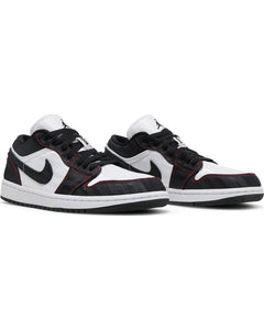 Jordan Air Jordan 1 Low SE Utility in White Black Red - Bisy Clothing