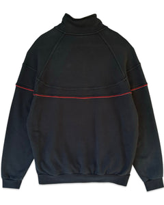 Jordan Air Jordan 3 Vault Quarter Zip Sweater in Black and Red (2022) - Bisy Clothing